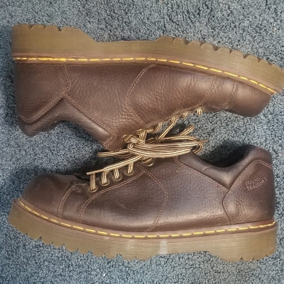Dr. Martens Chunky Derby D-Ring Leather Men's Shoes. Air Cushioned Soles Size 12 - Picture 3 of 14